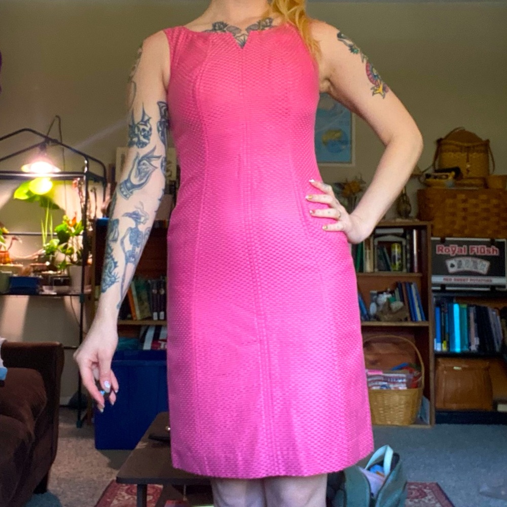 Hot Pink Barbie Dress Talbots
